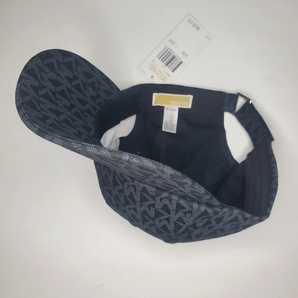 adjustable cap with magic closure.  one size, black. - Picture 9 of 10